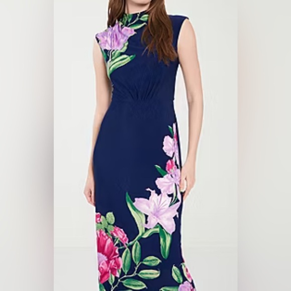 Clover And Sloane Womens Sleeveless Floral Maxi Dress Size 2 New With Ta… - Picture 5 of 9